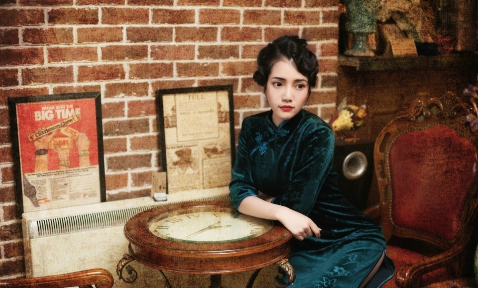 复古旗袍民国风美女端庄典雅写真集67676767微相册微博摄影