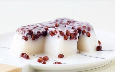 夏日自制一份红豆椰奶冻, 制作方法你指的拥有!