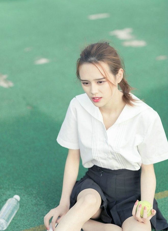 娇嫩清纯美女高中生制服清新俏皮可爱唯美写真集微相册微博摄影