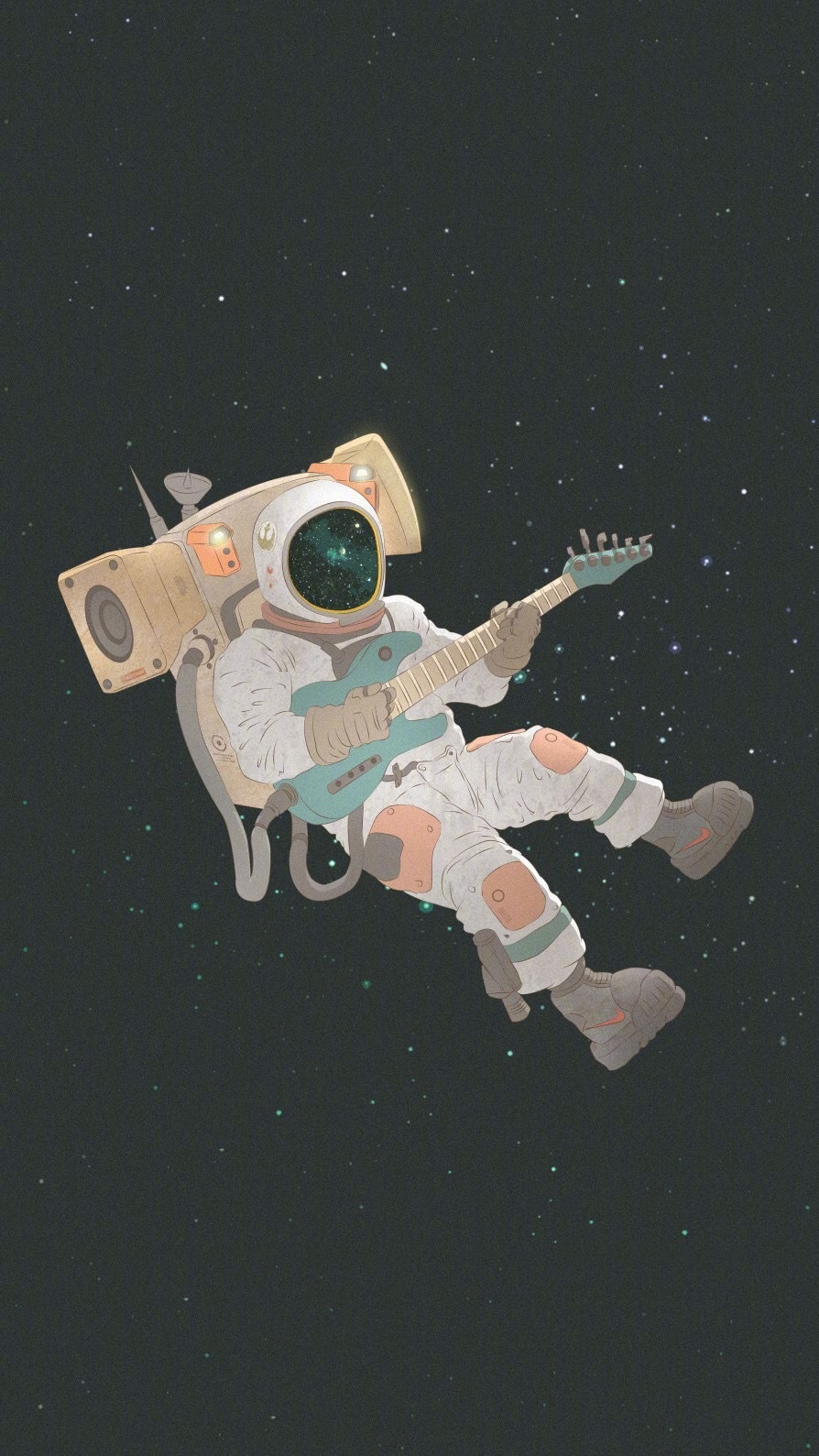 韩国画师kiyeonkim的宇航员系列作品超美的一套图