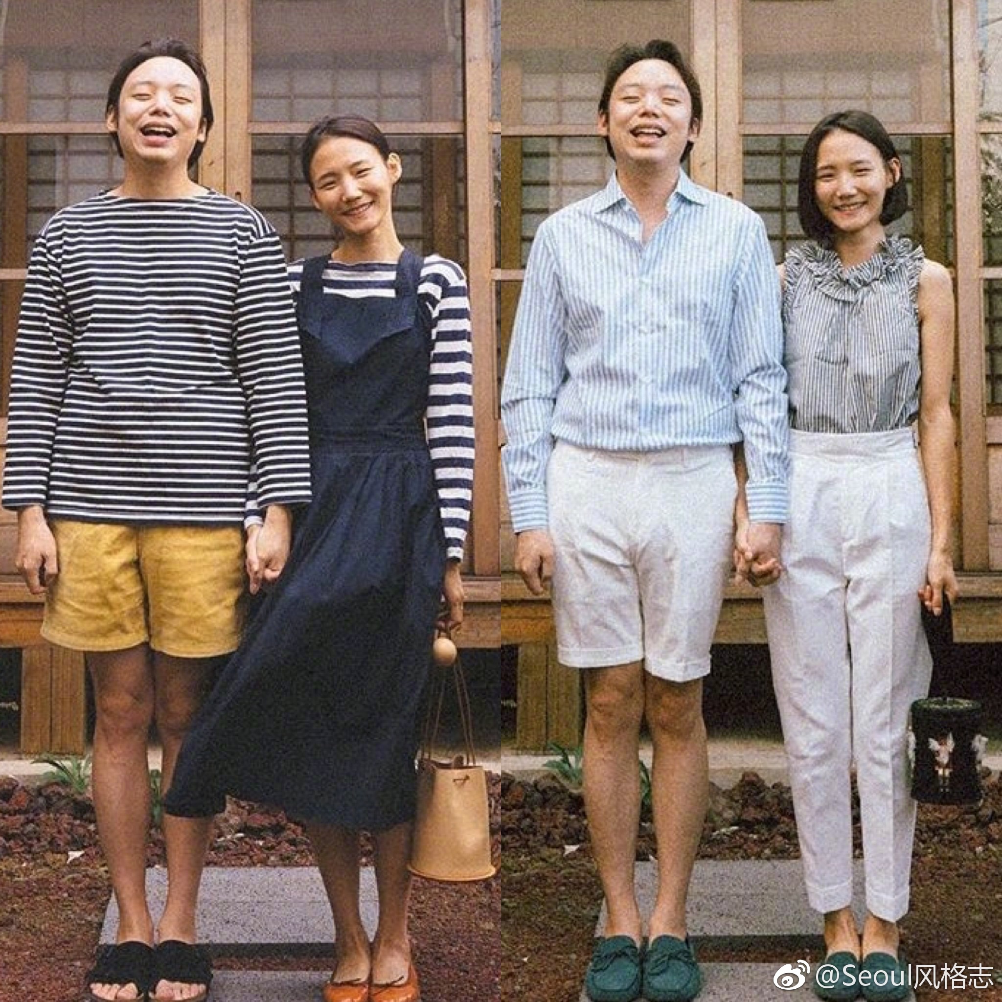 夏天到了又该翻出这对济州岛夫妇每日穿搭复习嫁给爱情的样子了