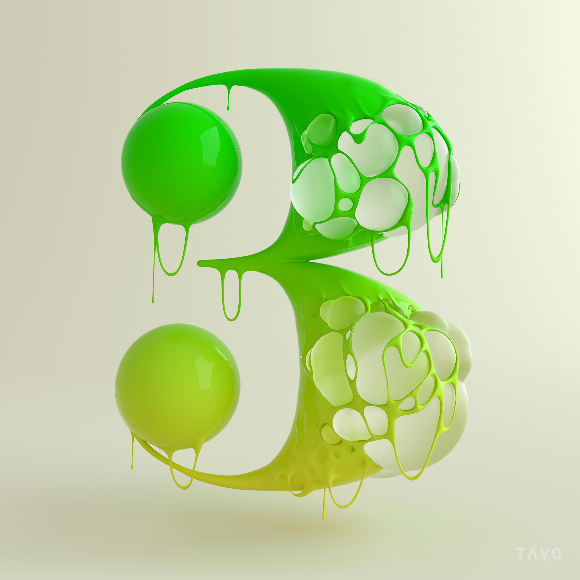 数码数字设计 / t a v o . / blup numbers