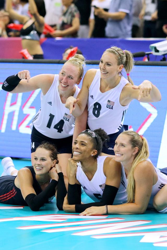 备战女排世锦赛 美国巴西举行4场对抗赛热身 巴奇出任美国队长