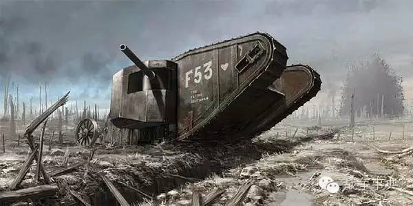 第一次世界大战坦克装甲车辆彩绘欣赏