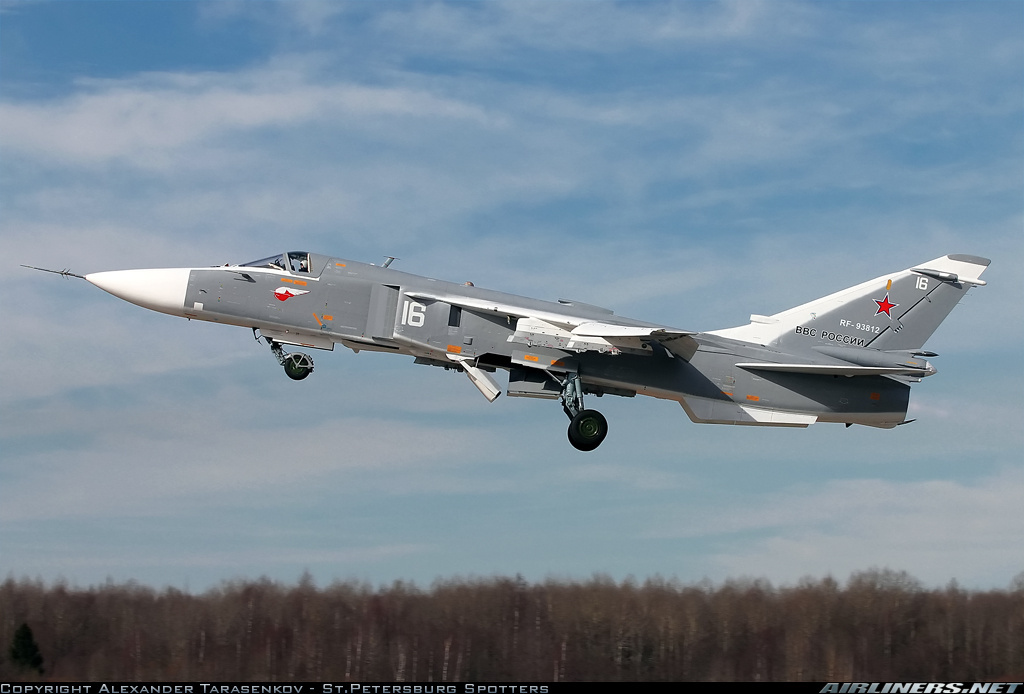 cccp研制的苏-24战斗轰炸机,在俄罗斯军队中保有量很大了