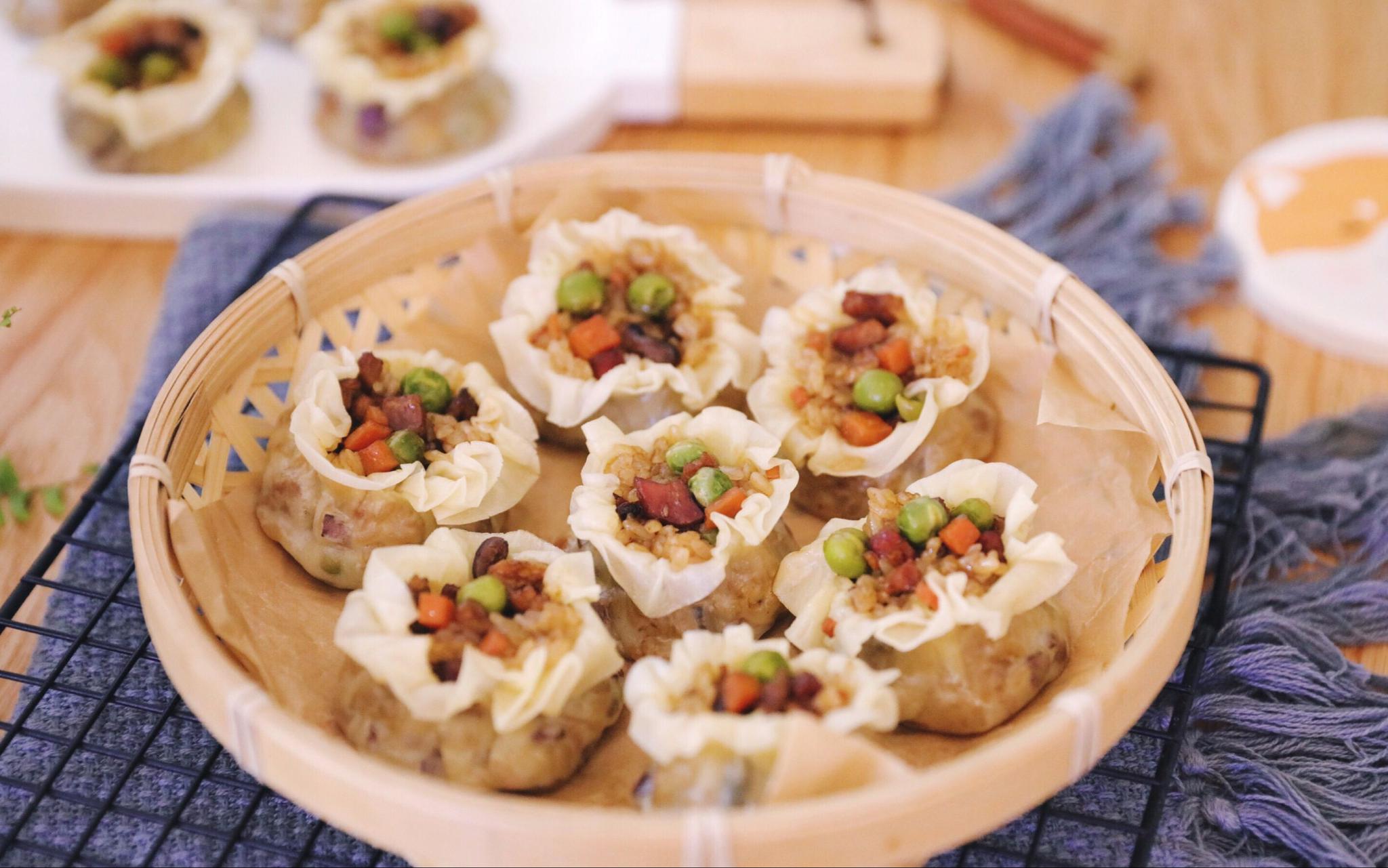 饺子皮也能包糯米烧麦,做法简单,软糯可口,一口一个超好吃!