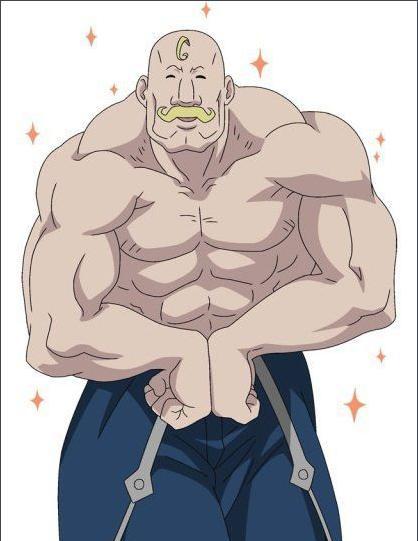 盘点动漫里的那些肌肉猛男妹纸们值得拥有