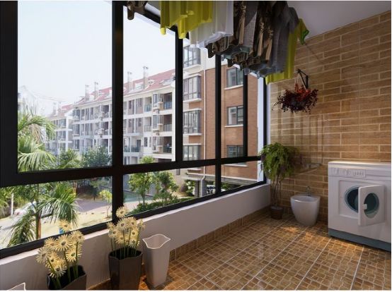 你家阳台装修还在傻傻的采用大理石么,现在这样安装更加美观实用