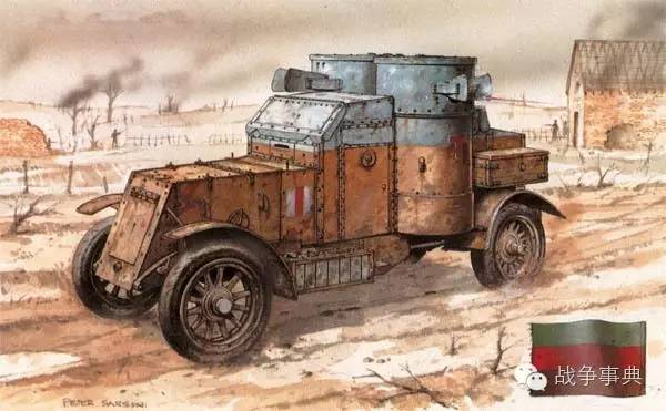 第一次世界大战坦克装甲车辆彩绘欣赏