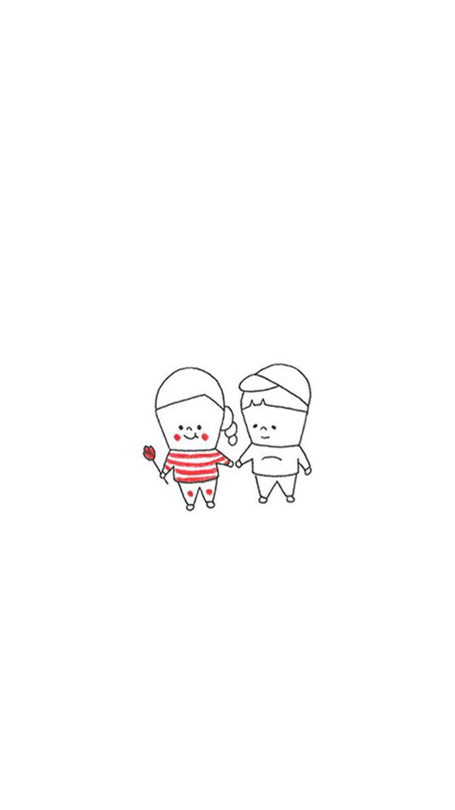 可爱卡通情侣爱情图片锁屏|手机壁纸