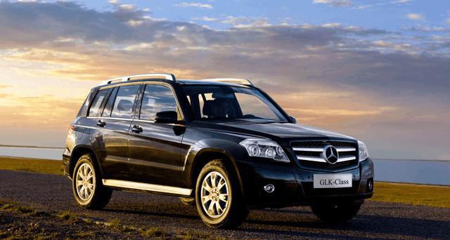 奔驰glk,裸车价38-56万.