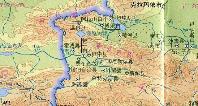 新疆水量最大的河流,出境流量造就了世界第四长湖