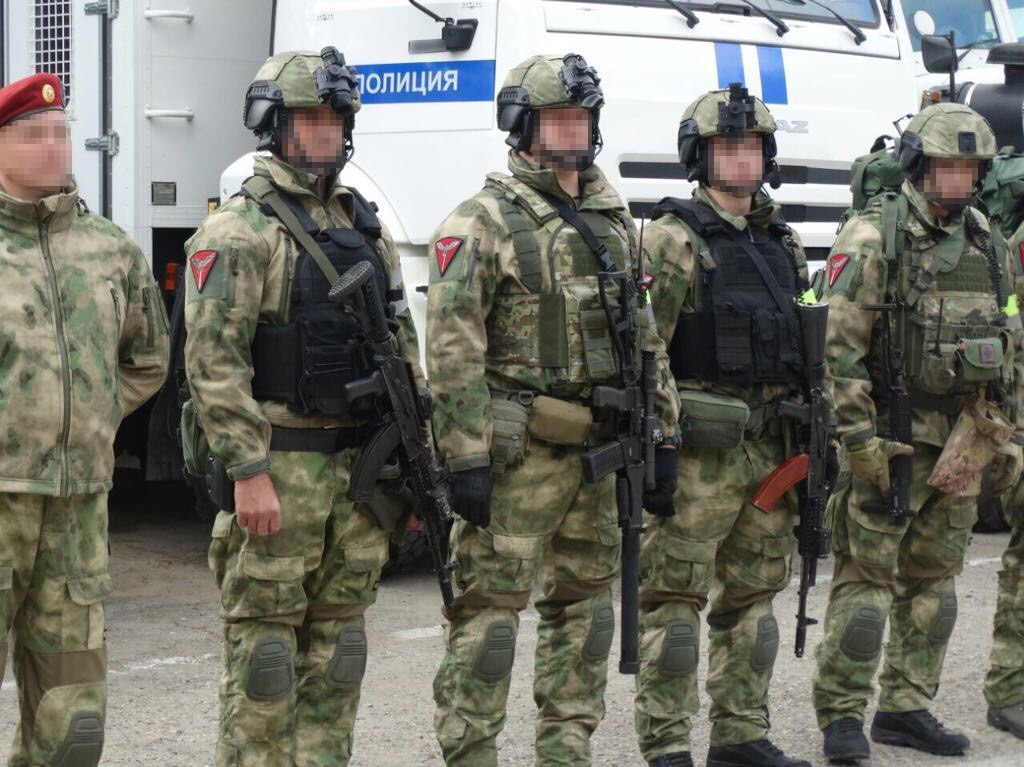 俄罗斯国民近卫军驻克里米亚共和国sobr分队名为Халзан