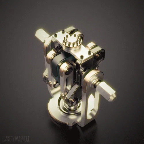 超美的机械动图 和童话里一样