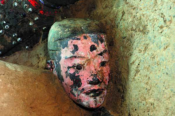 这才是兵马俑刚出土的样子个个色彩斑斓最后那张神似真人