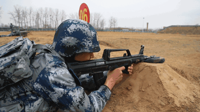 步枪卧姿射击步枪跪姿射击步枪立姿射击手枪在有限时间内快速射击如果