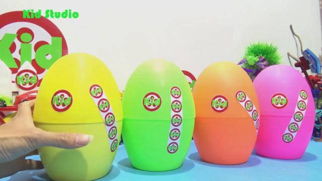 汽车和恐龙拆奇趣蛋车,婴幼儿宝宝玩具游戏视