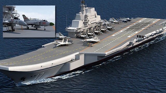 我们001a航母下水了,再也没人说我们造不了航母了