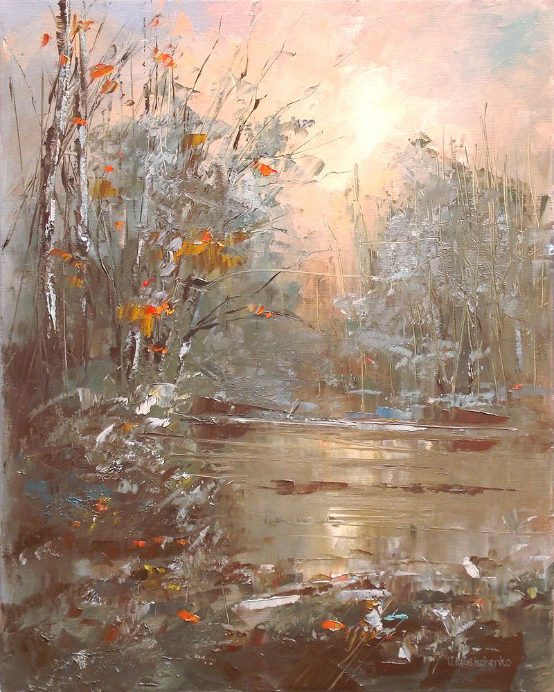 刮刀的魅力总那么美乌克兰vitaliymashchenko丨油画作品