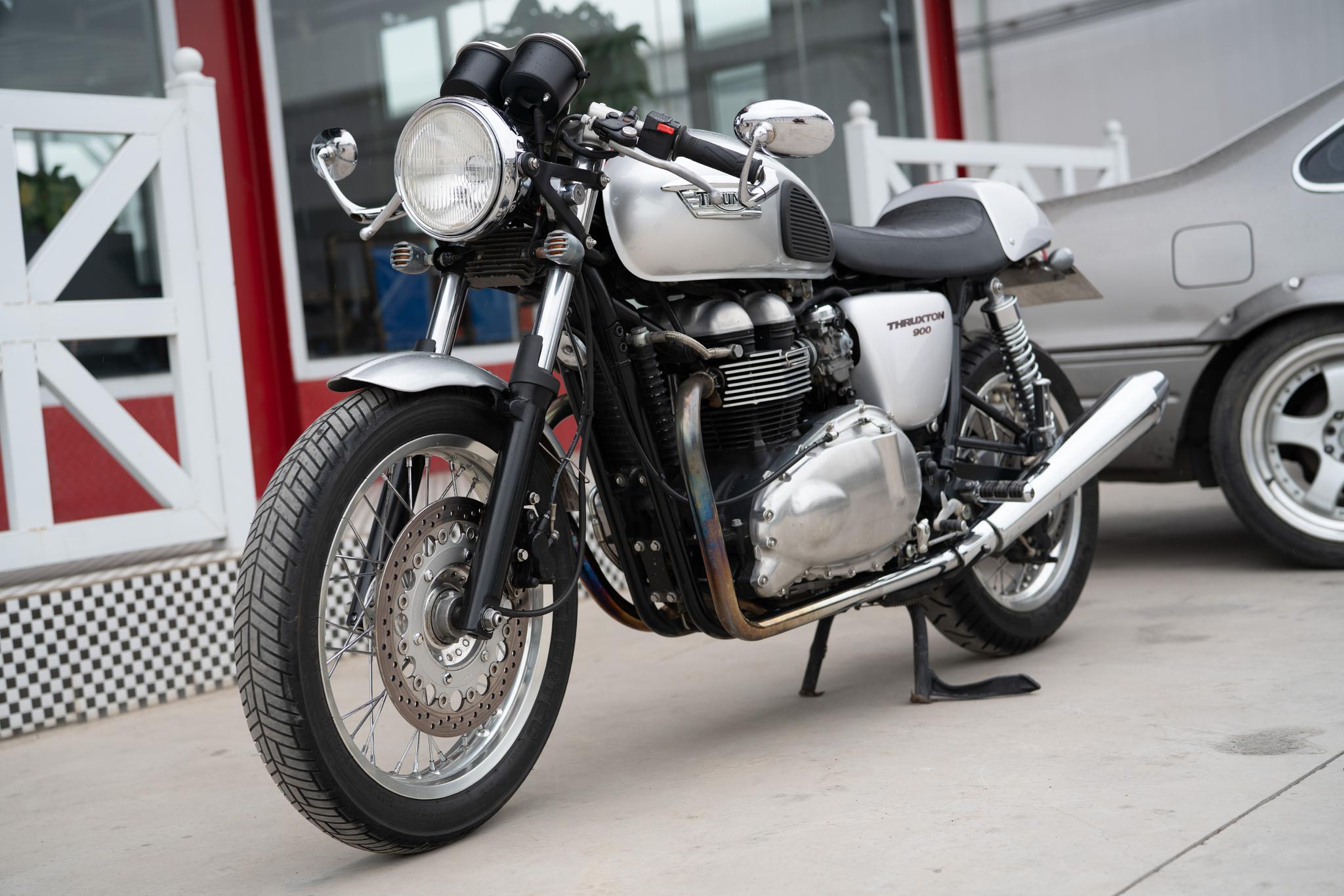 索尼a7r3原图直出~第一次拍摩托凯旋t900