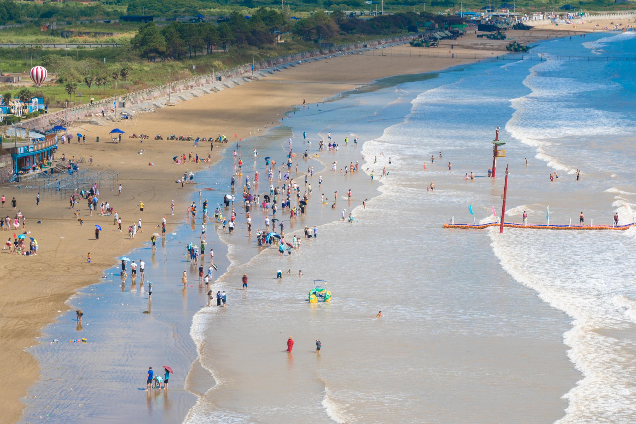 宁波海边一个低调的度假区,坐拥1800米沙滩适合避暑