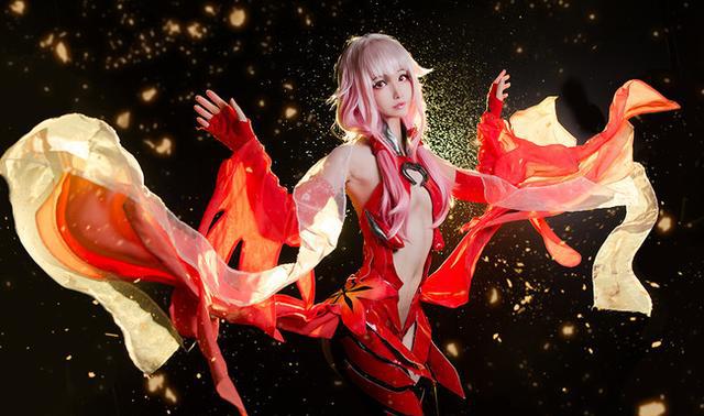 cosplay楪 いのり楪祈金鱼装ver可爱的粉红小姐姐