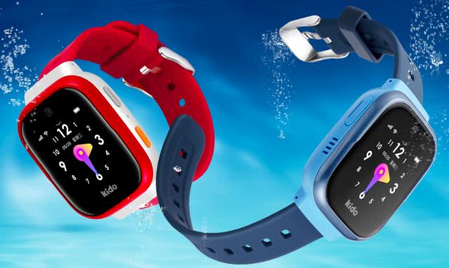 进口双芯片定位快更精准有问必答的kido儿童智能手表f2