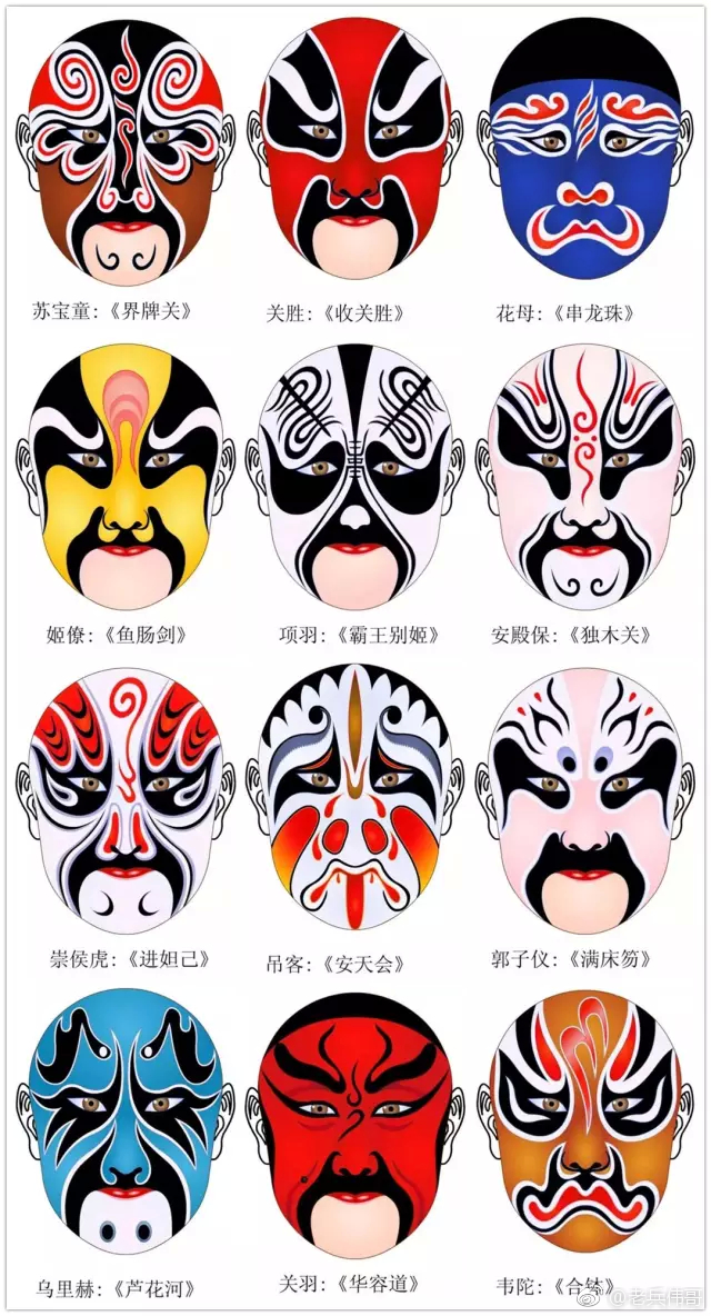 遇见61京剧脸谱