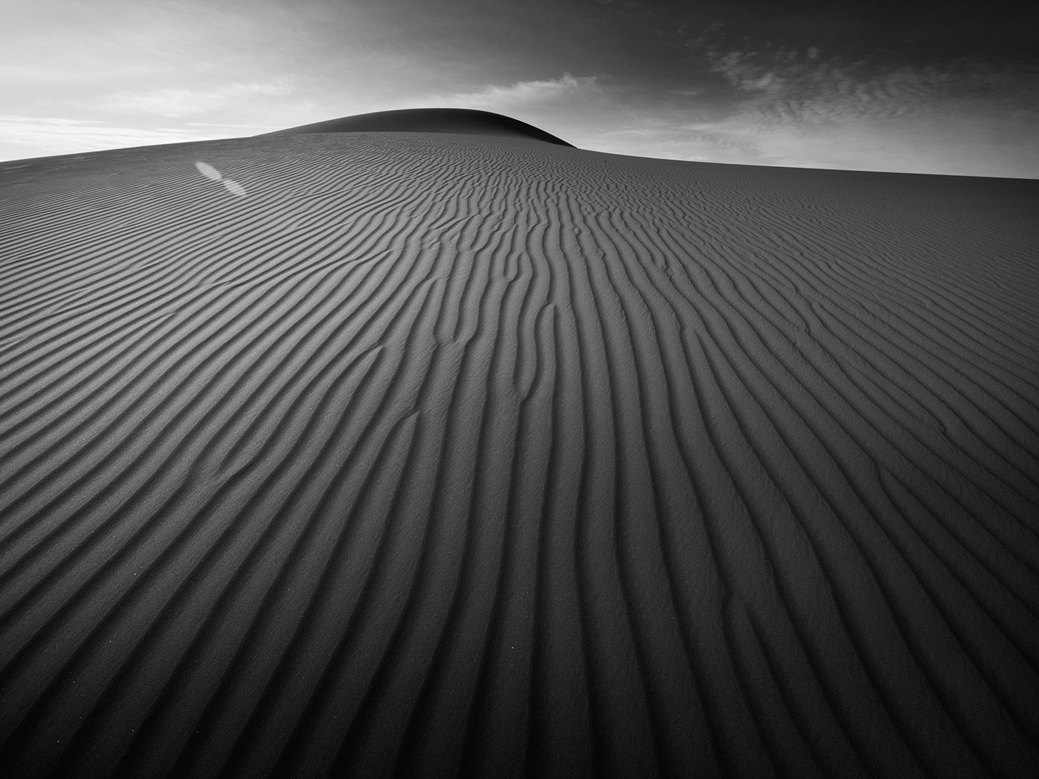 上一组沙漠的黑白片