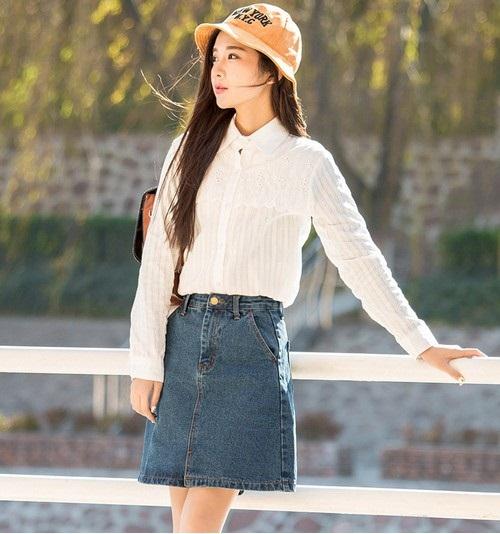 牛仔裙配什么衣服_牛仔裙配什么衣服才好穿-第2张图片-潮百科 牛仔裙配什么衣服_牛仔裙配什么衣服才好穿-第2张图片-潮百科