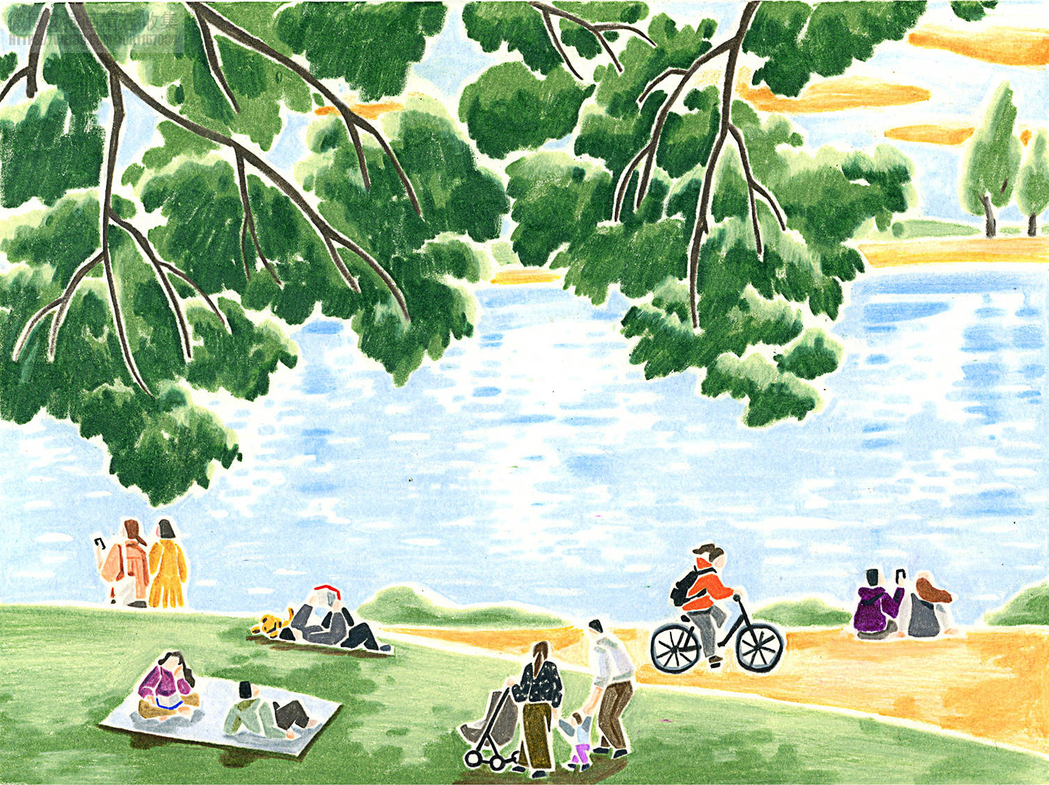 青葱色的清新季节来自画师jeongsuji