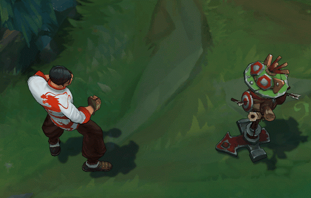 lol龙瞎皮肤加特效,血液溅射 金龙闪耀