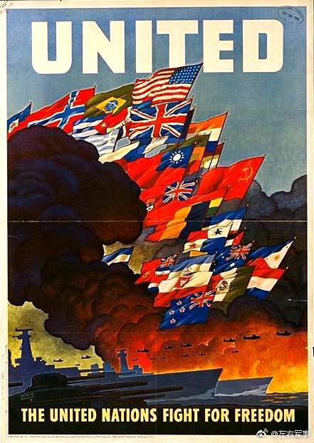 一组二战各国宣传画