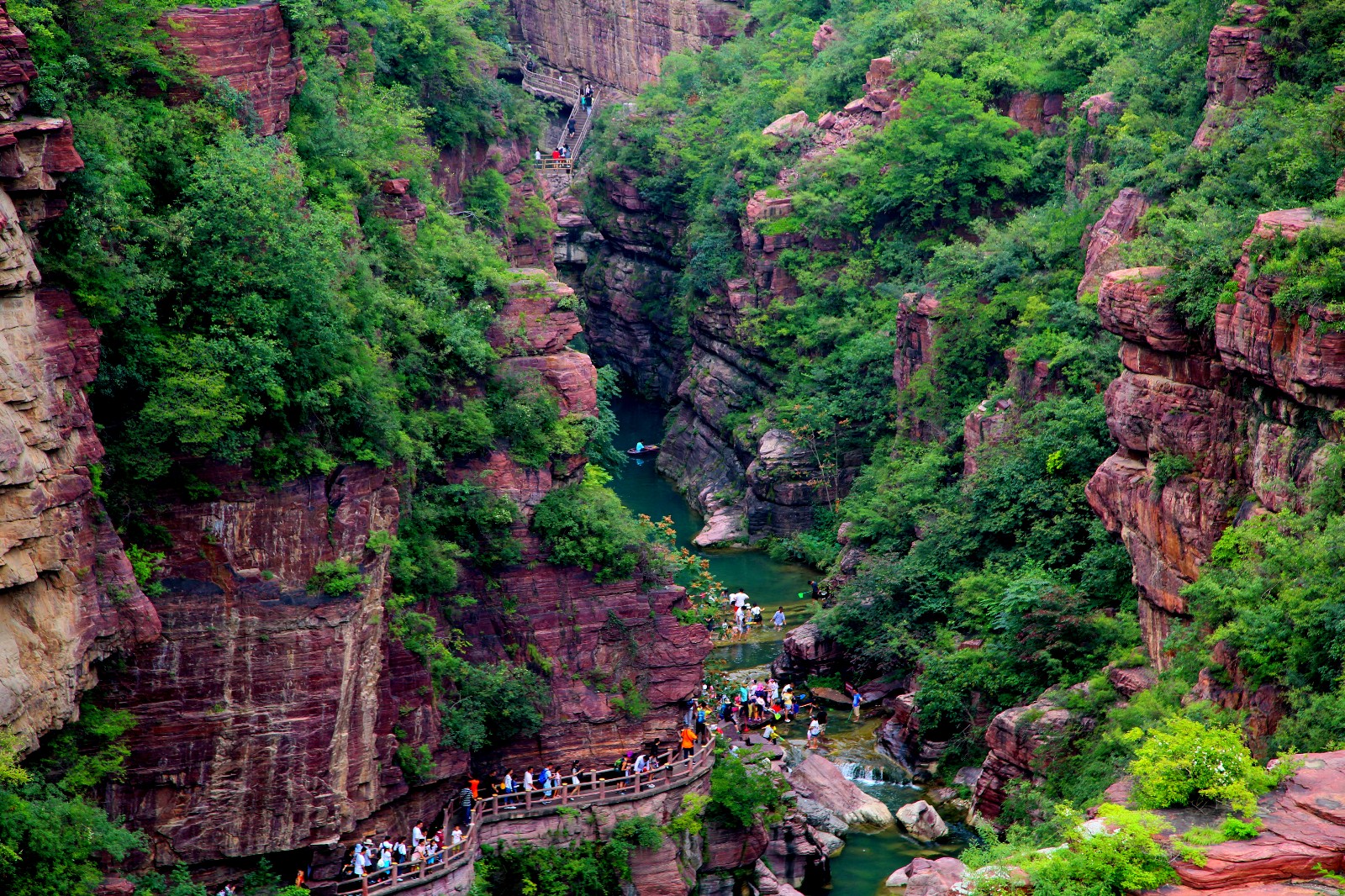 河南云台山红石峡原创摄影