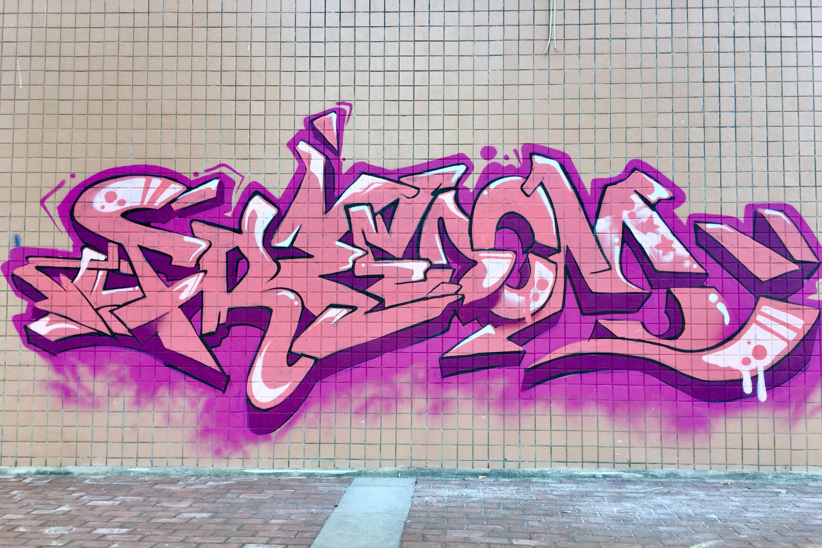 街头涂鸦【湖北 武汉 湖北工业大学(校园-2)】