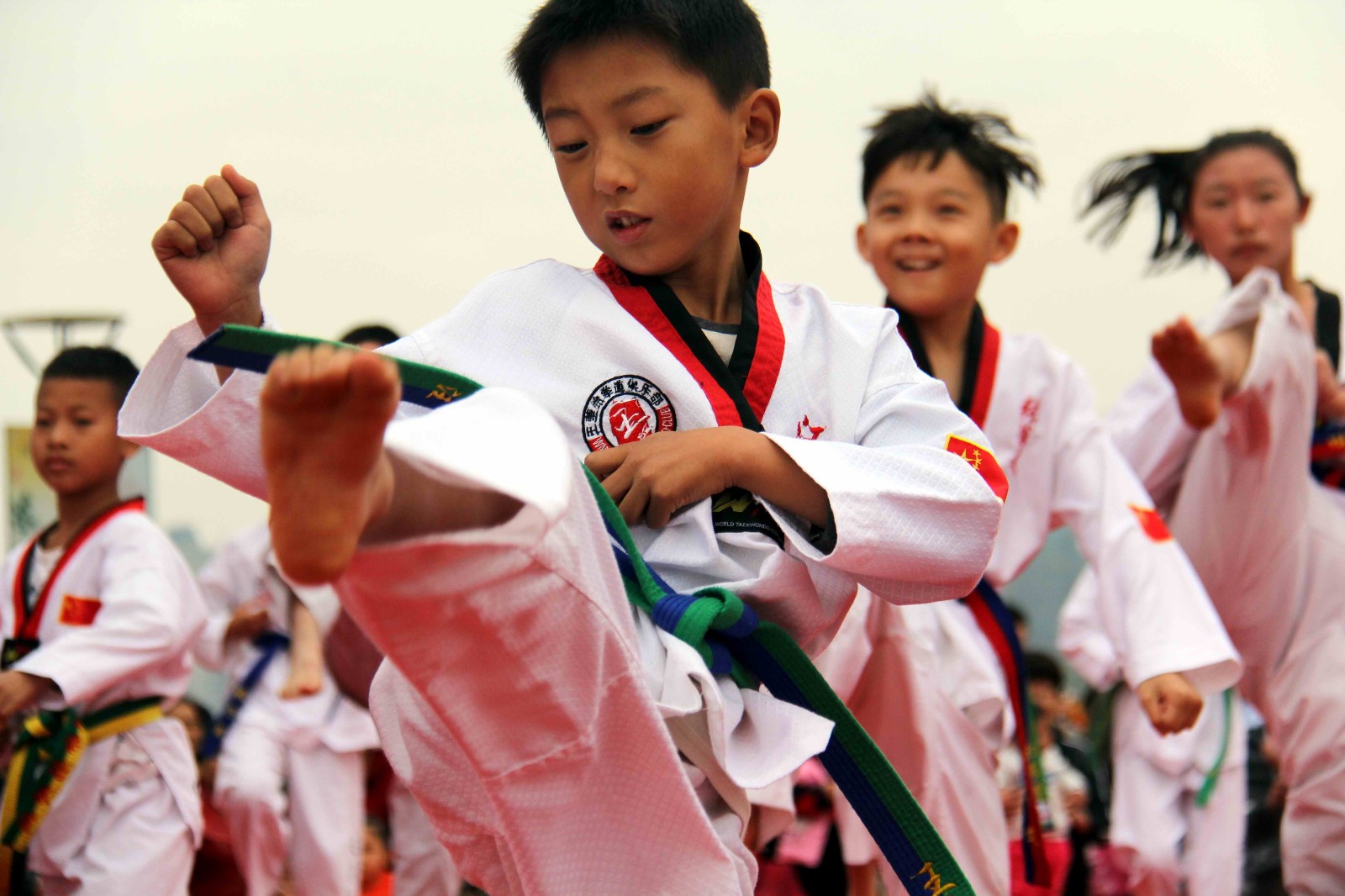 2021年杭州市第二十届市运会青少年部跆拳道赛西湖区选拔赛开幕