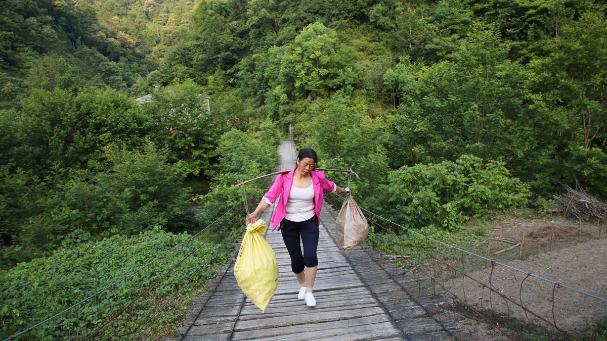 丈夫矿上打工患尘肺病15年,秦岭女人一肩挑起家庭重担