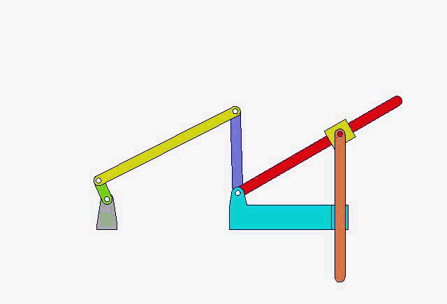 正切机构导杆的合成运动