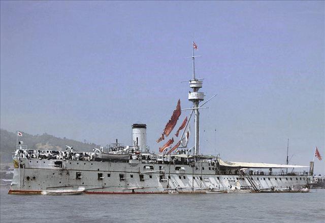 三景舰之一松岛号巡洋舰三景舰之一严岛号巡洋舰高千穗号巡洋舰海门号