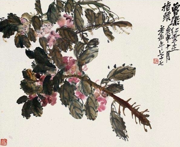吴昌硕最擅长写意花卉,受徐渭和八大山人影响最大