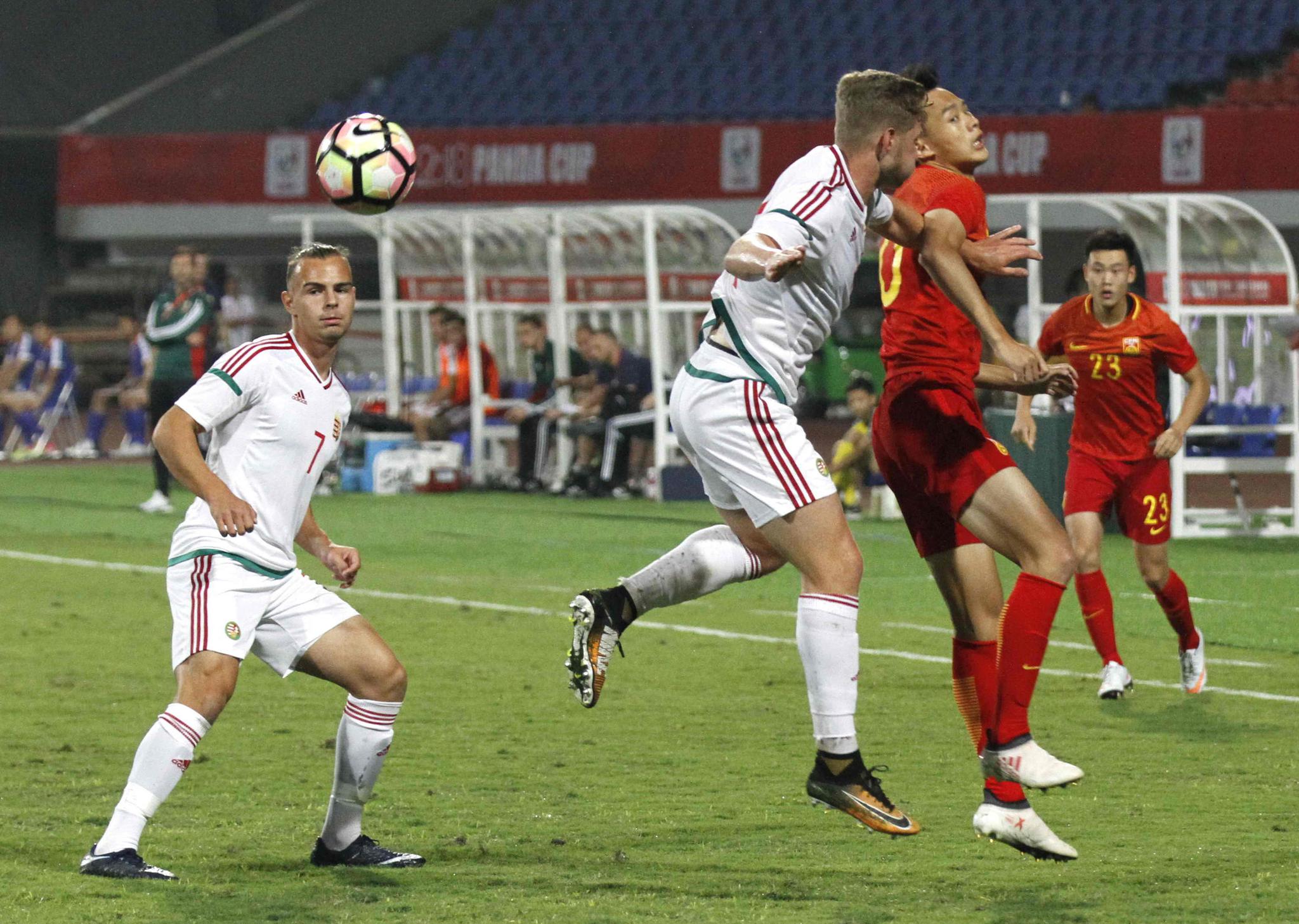 2018年"熊猫杯"国际青年足球锦标赛次场中国4比0匈牙利