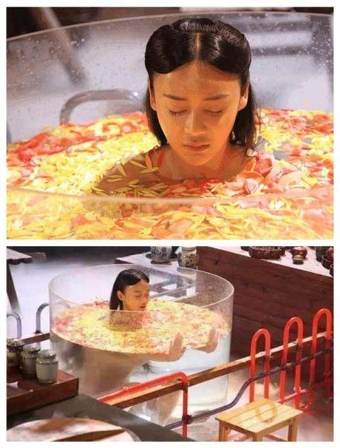 明星们洗澡镜头是这样拍出来的,有的根本就没有水,网友:厉害了