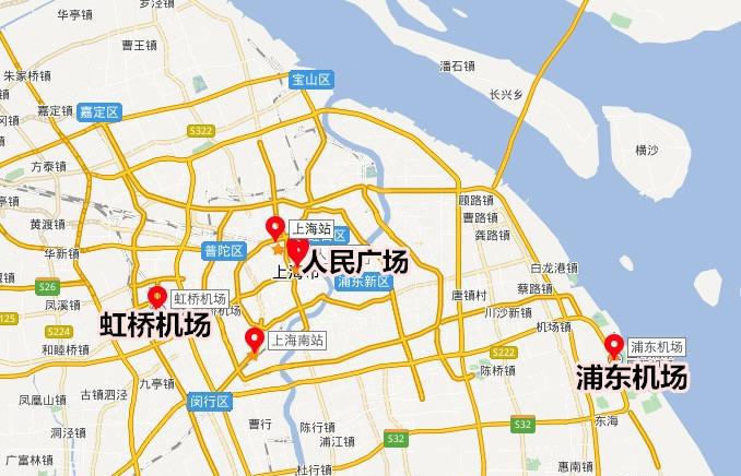 上海旅游须知, 路线一点即通.