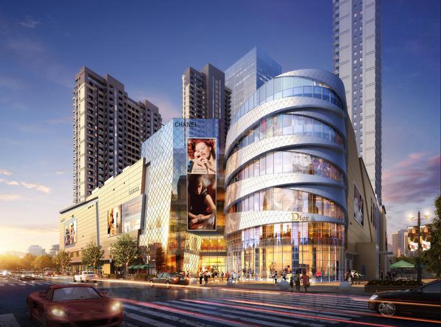 温州立体城购物中心,一座坐落于温州瓯江北岸三江商务区的地标性商业