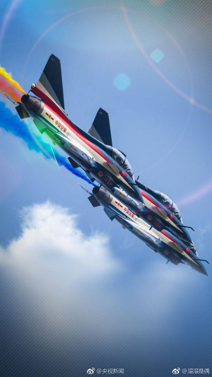 燃!这组图片带你看中国空军高难度"炫技"