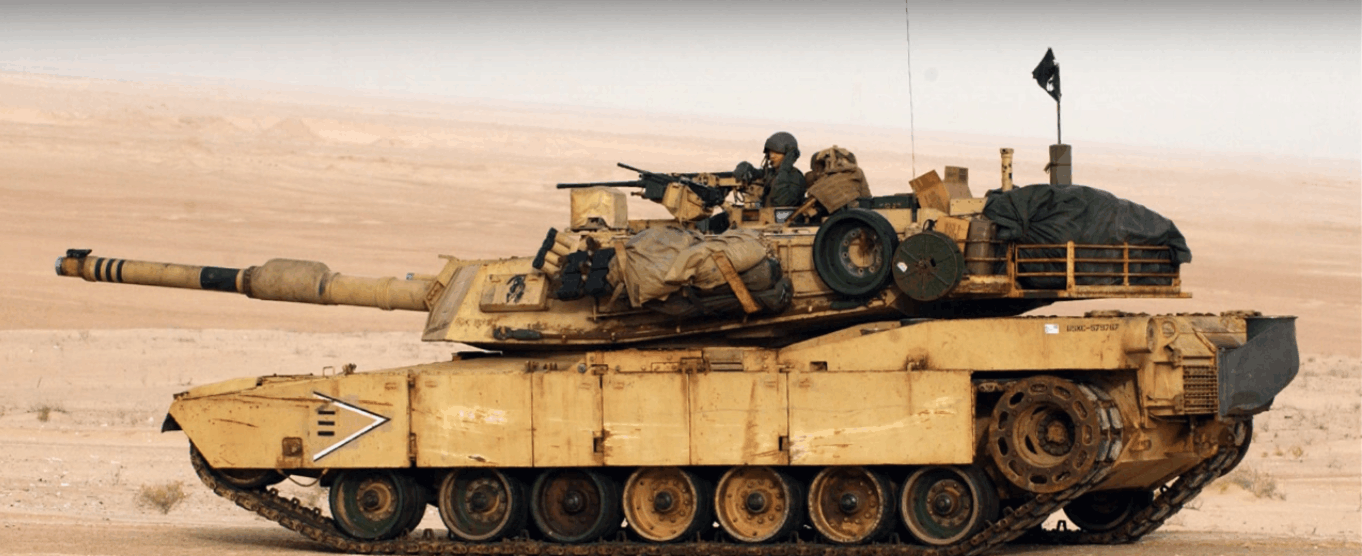 2017十大坦克系列之第4名:m1 abrams 美国m1 主站坦克