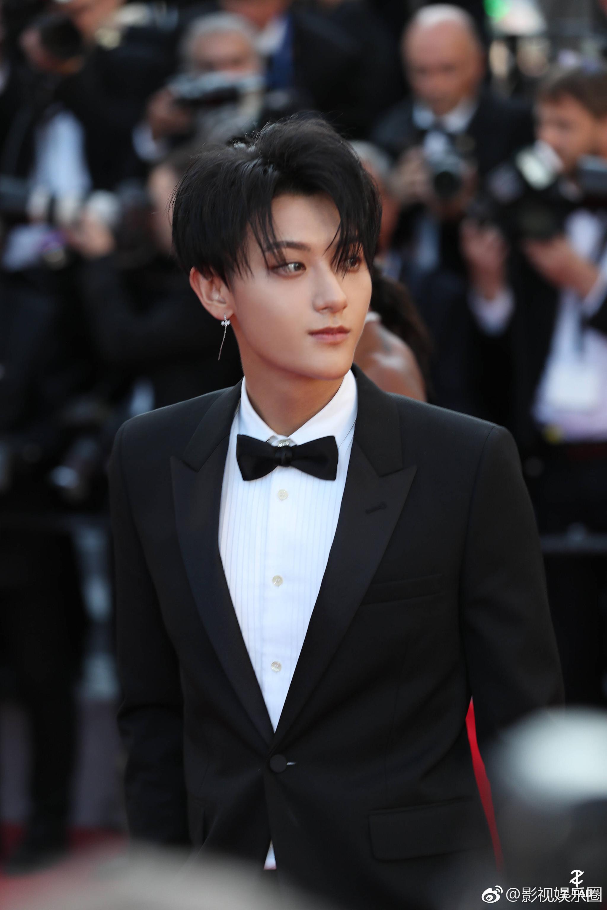 黄子韬戛纳简直就是行走的衣架子