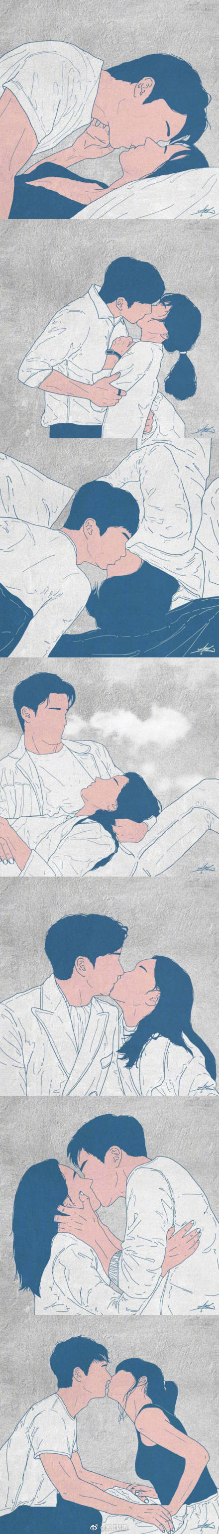 余生是你多晚也没关系有一张羞羞哒来自韩国插画师kwon笔下的情