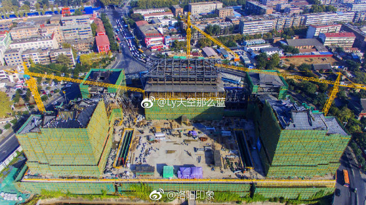 应天门遗址工程最新进展空中视角