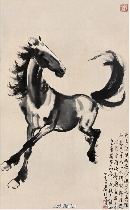 徐悲鸿:一洗万古凡马空|徐悲鸿|万马奔腾|万古_新浪新闻